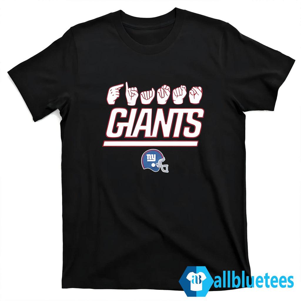 Giants American Sign Language Shirt