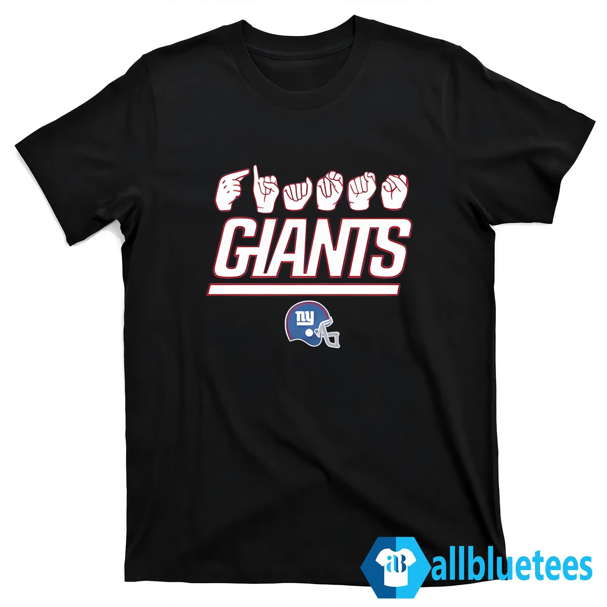 Giants American Sign Language Shirt