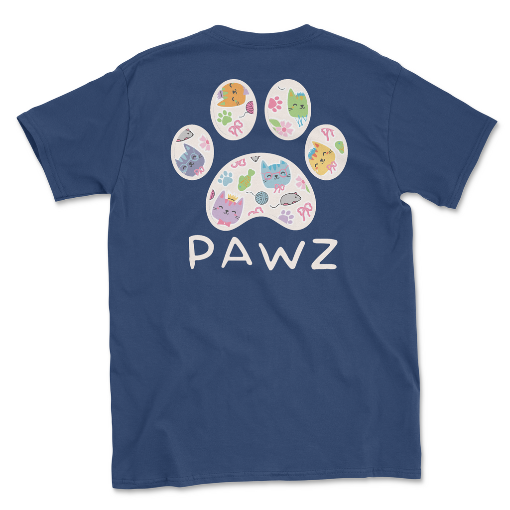 Curious Pawz (Adult Short Sleeve T-Shirt) Hoodie, Sweatshirt | CoreVibeTees.com (Image 1)