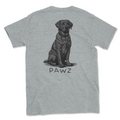 Black Labrador Retriever (Adult Short Sleeve T-Shirt) Hoodie, Sweatshirt | CoreVibeTees.com (Image 1)