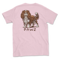 King Charles Cavalier - Light Pink (Adult Short Sleeve T-Shirt) Hoodie, Sweatshirt | CoreVibeTees.com (Image 1)