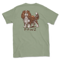King Charles Cavalier - Sage (Adult Short Sleeve T-Shirt) Hoodie, Sweatshirt | CoreVibeTees.com (Image 1)