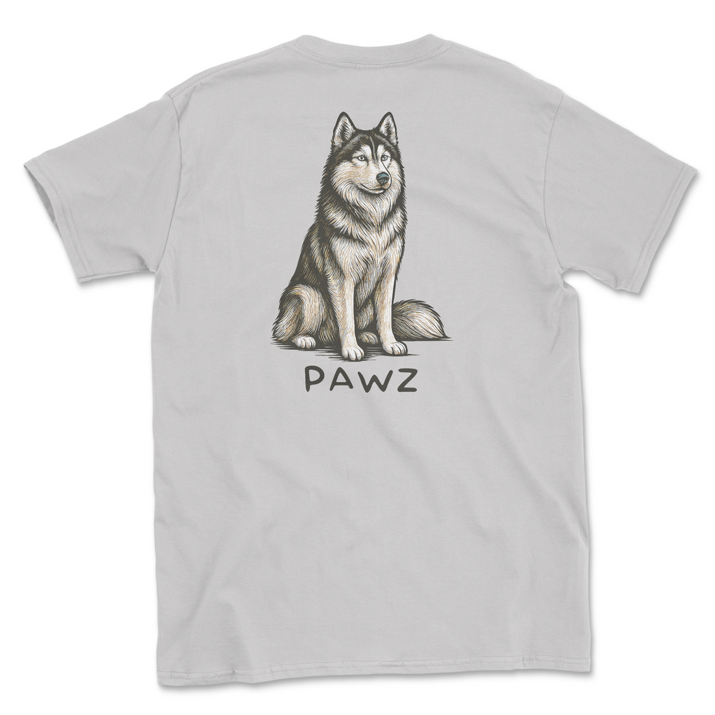Husky (Adult Short Sleeve T-Shirt) Hoodie, Sweatshirt | CoreVibeTees.com (Image 1)