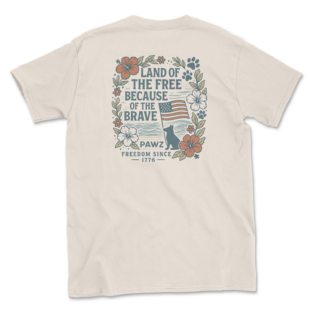 Land Of The Free (Adult Short Sleeve T-Shirt) Hoodie, Sweatshirt | CoreVibeTees.com (Image 1)