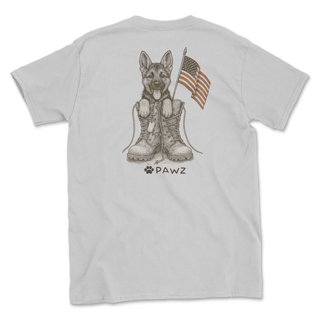Dog Tag Defender (Adult Short Sleeve T-Shirt) Hoodie, Sweatshirt | CoreVibeTees.com (Image 1)