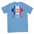 Iowa Flag Paw (Adult Short Sleeve T-Shirt) Hoodie, Sweatshirt | CoreVibeTees.com (Image 1)