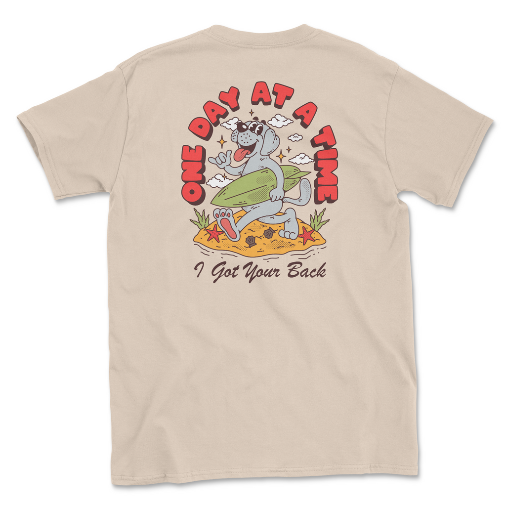One Day At A Time (Adult Short Sleeve T-Shirt) Hoodie, Sweatshirt | CoreVibeTees.com (Image 1)