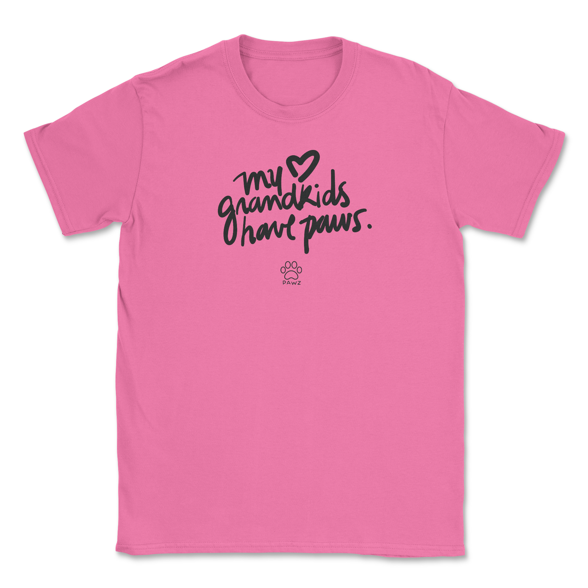 Grandpawz - Front Print (Adult Short Sleeve T-Shirt Hoodie, Sweatshirt | CoreVibeTees.com (Image 1)