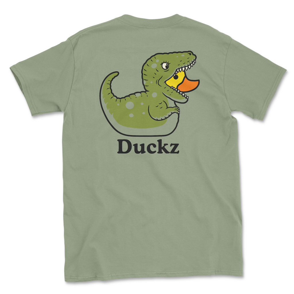Dino Duck (Adult Short Sleeve T-Shirt) Hoodie, Sweatshirt | CoreVibeTees.com (Image 1)