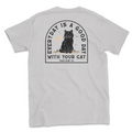 Good Day Cat - Ice Grey (Adult Short Sleeve T-Shirt) Hoodie, Sweatshirt | CoreVibeTees.com (Image 1)