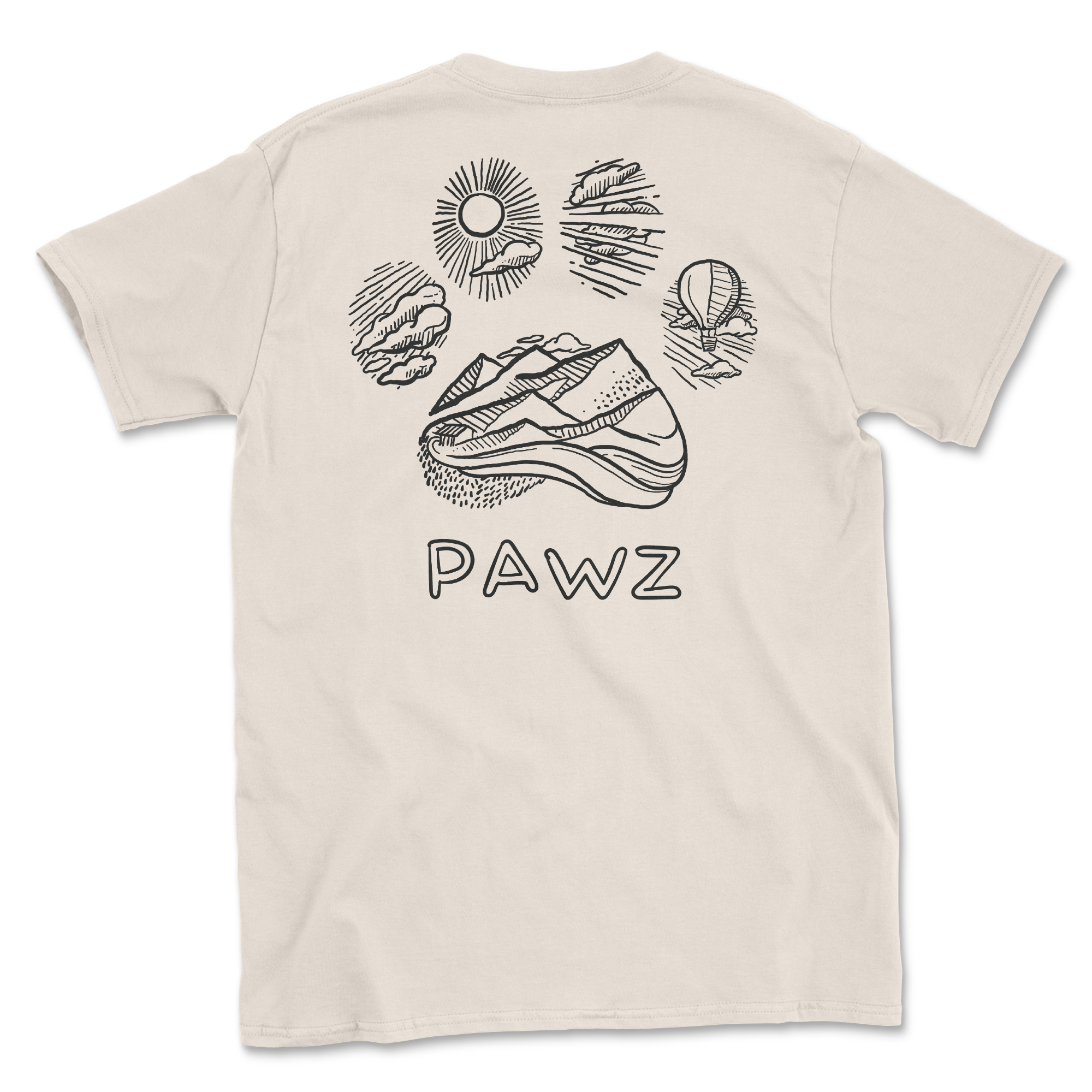 Outdoor Outline (Adult Short Sleeve T-Shirt) Hoodie, Sweatshirt | CoreVibeTees.com (Image 1)