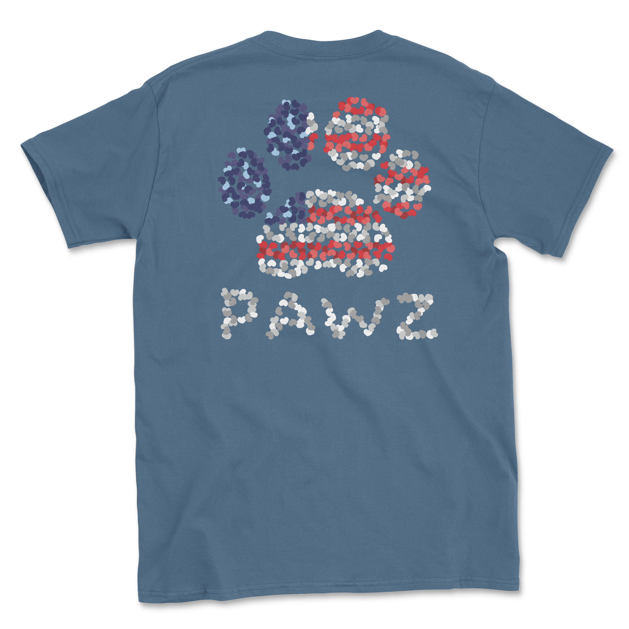 Heart Flag (Adult Short Sleeve T-Shirt) Hoodie, Sweatshirt | CoreVibeTees.com (Image 1)