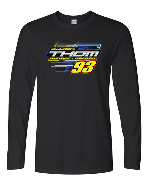 #93 Austin Thom Race Car Long Sleeve T-Shirt Hoodie, Sweatshirt | CoreVibeTees.com (Image 2)