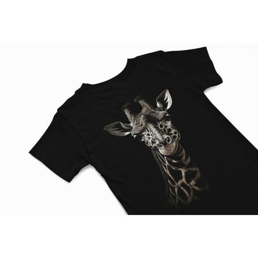 Giraffe T-Shirt, Giraffe Graphic tee, quirky animal Tee, Cute Animal tee, African animal t shirt, T-Shirt, Giraffe lover gift, Summer shirt Made in USAstyle{n002}2