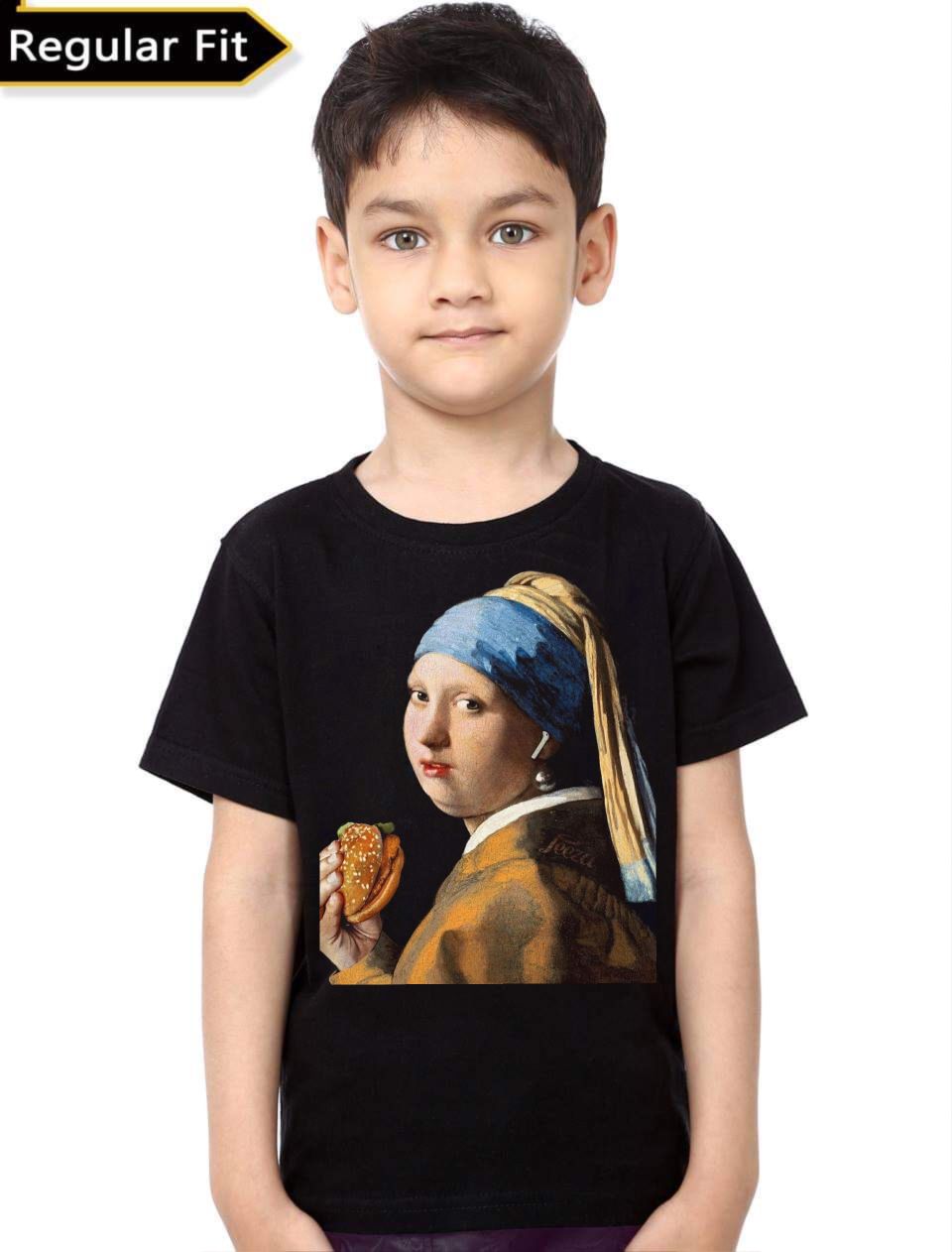 Girl With A Pearl Earring Kids T-Shirt Hoodie, Sweatshirt | CoreVibeTees.com