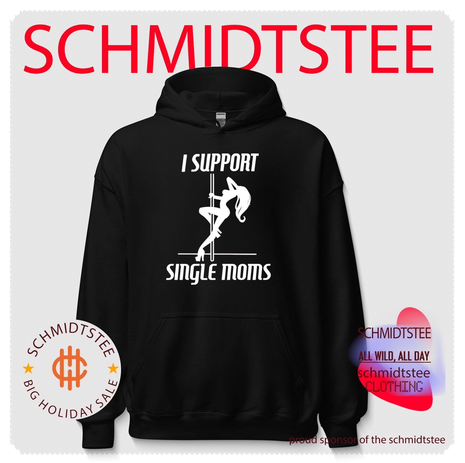 Girl sexy stripper I support single mon shirt