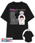 Girly girl routine Yaoi anime shirt
