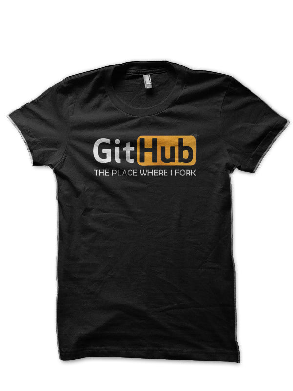 Git Hub Black T-Shirt Hoodie, Sweatshirt | CoreVibeTees.com