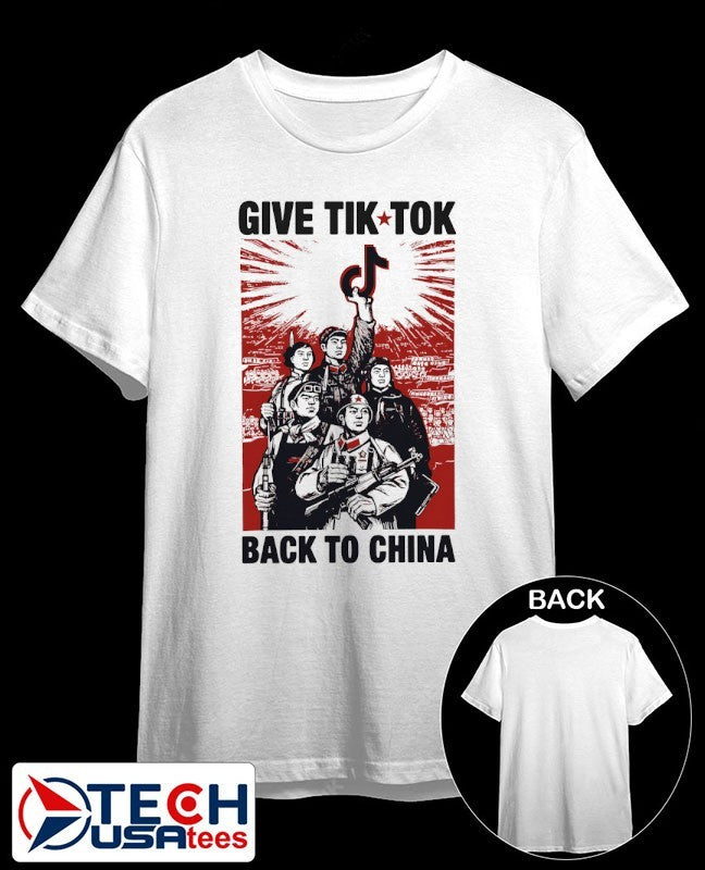 Give Tiktok back to China design 3 shirt