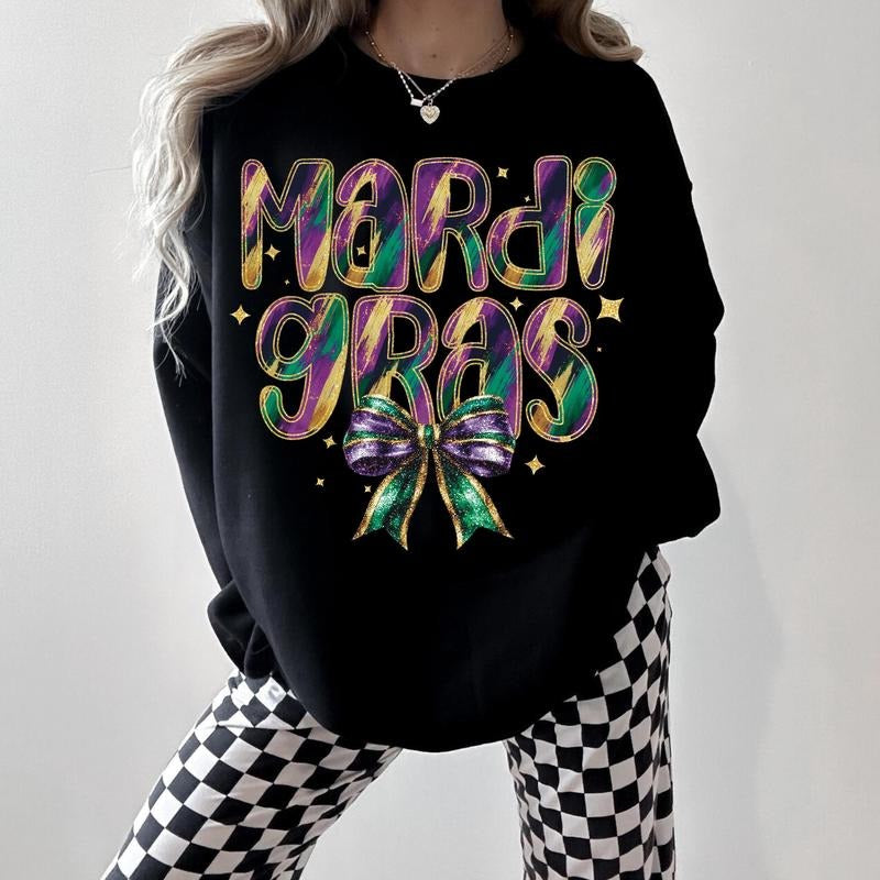 Glitter Mardi Gras Coquette Mardi Gras Fleur De Lis Retro Mardi Gras Mardi Gras Mardi Gras Shirt