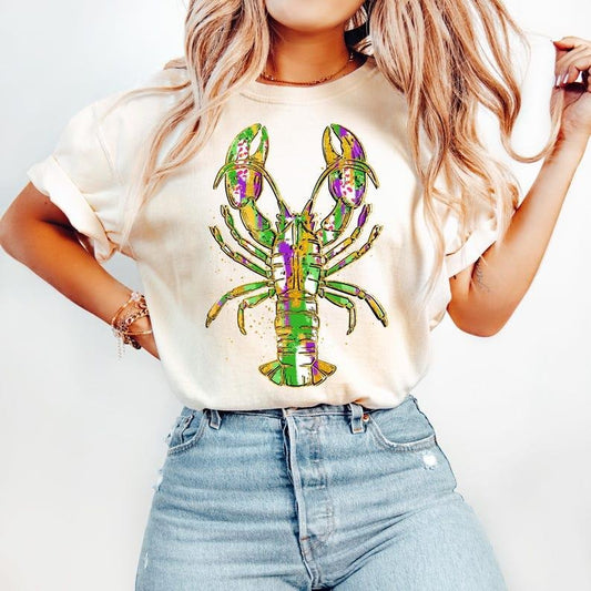 Glitter Mardi Gras sweatshirt-hoodie-tshirt, Louisiana Crawfish tshirt, Fleur De Lis hoodie, Brushstroke Mardi Gras tshirt, Retro Mardi Gras Coquette sweatshirt, King Cake hoodie