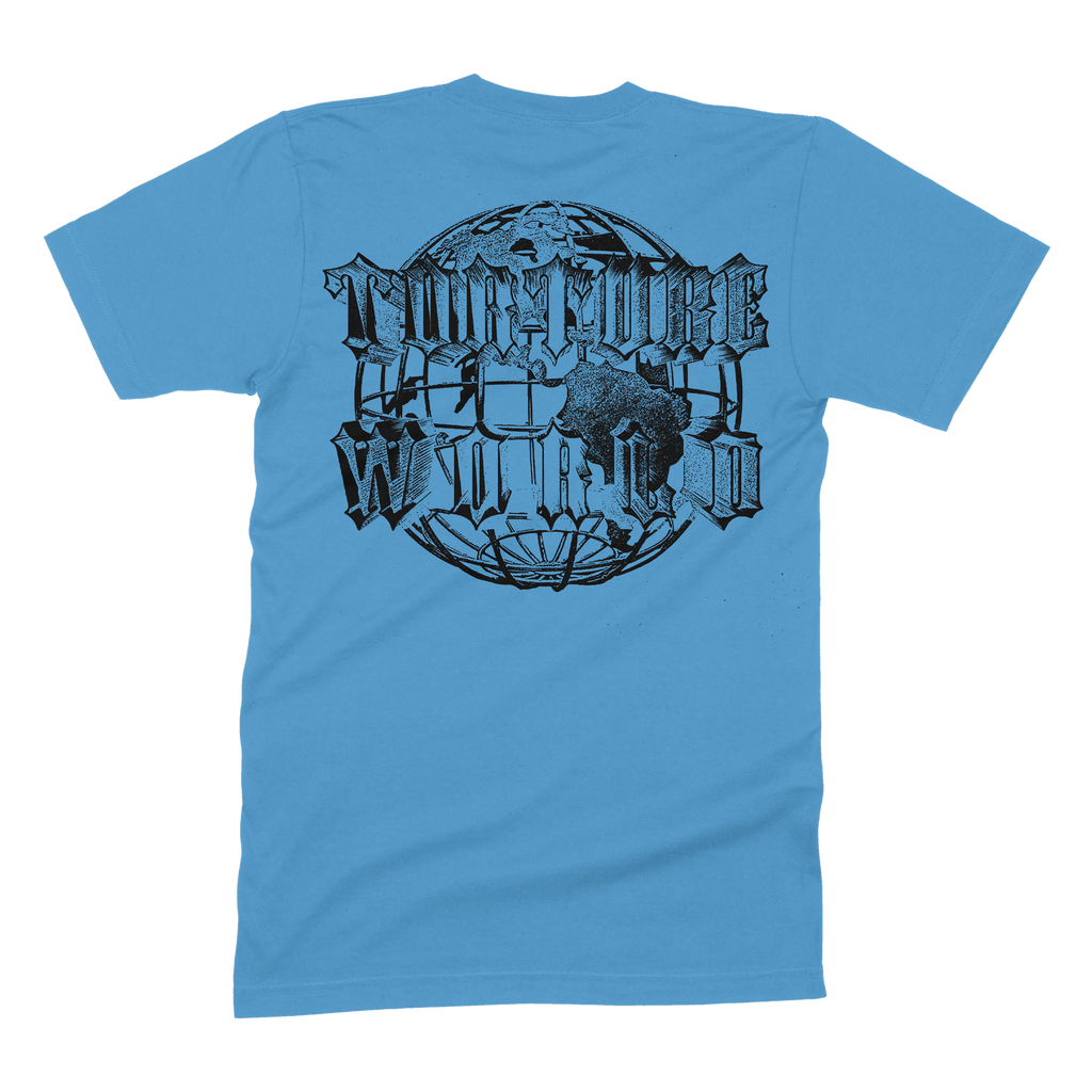 Great American Ghost - Globe Shirt (Blue) Hoodie, Sweatshirt | CoreVibeTees.com (Image 3)