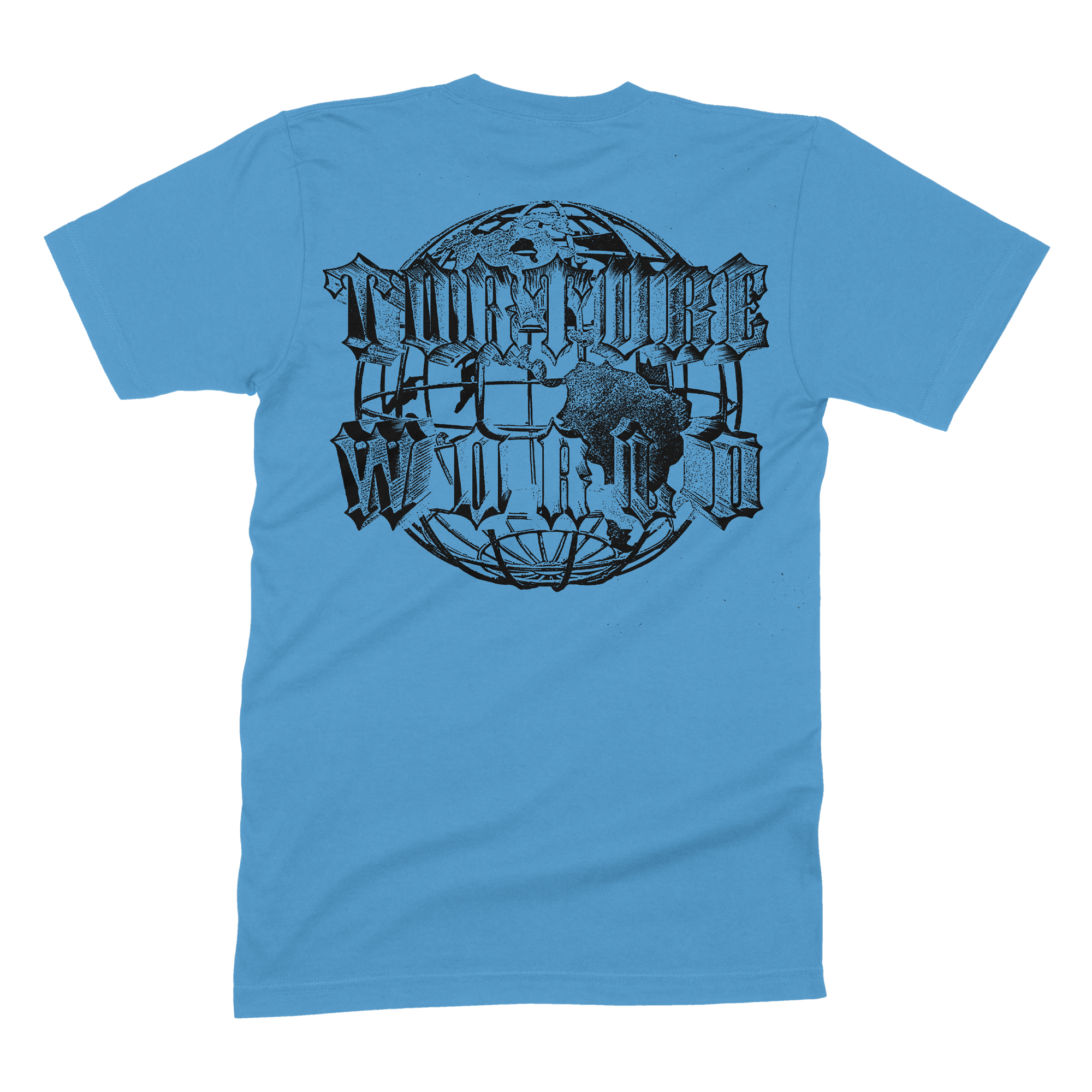 Great American Ghost - Globe Shirt (Blue) Hoodie, Sweatshirt | CoreVibeTees.com (Image 3)