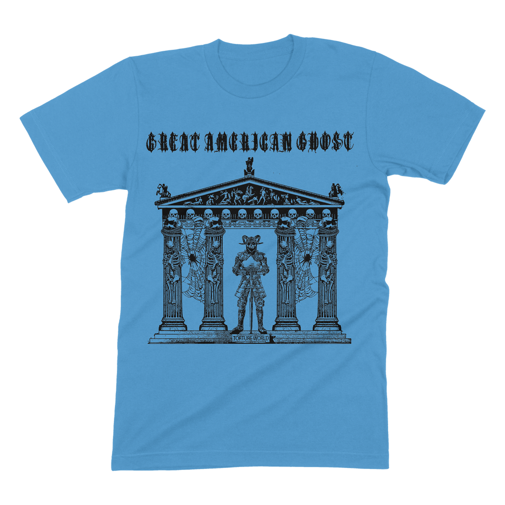 Great American Ghost - Globe Shirt (Blue) Hoodie, Sweatshirt | CoreVibeTees.com (Image 2)