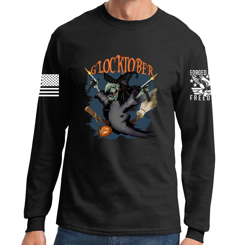 Glocktober Halloween Long Sleeve T-shirt Style001 Hoodie, Sweatshirt | CoreVibeTees.com (Image 1)