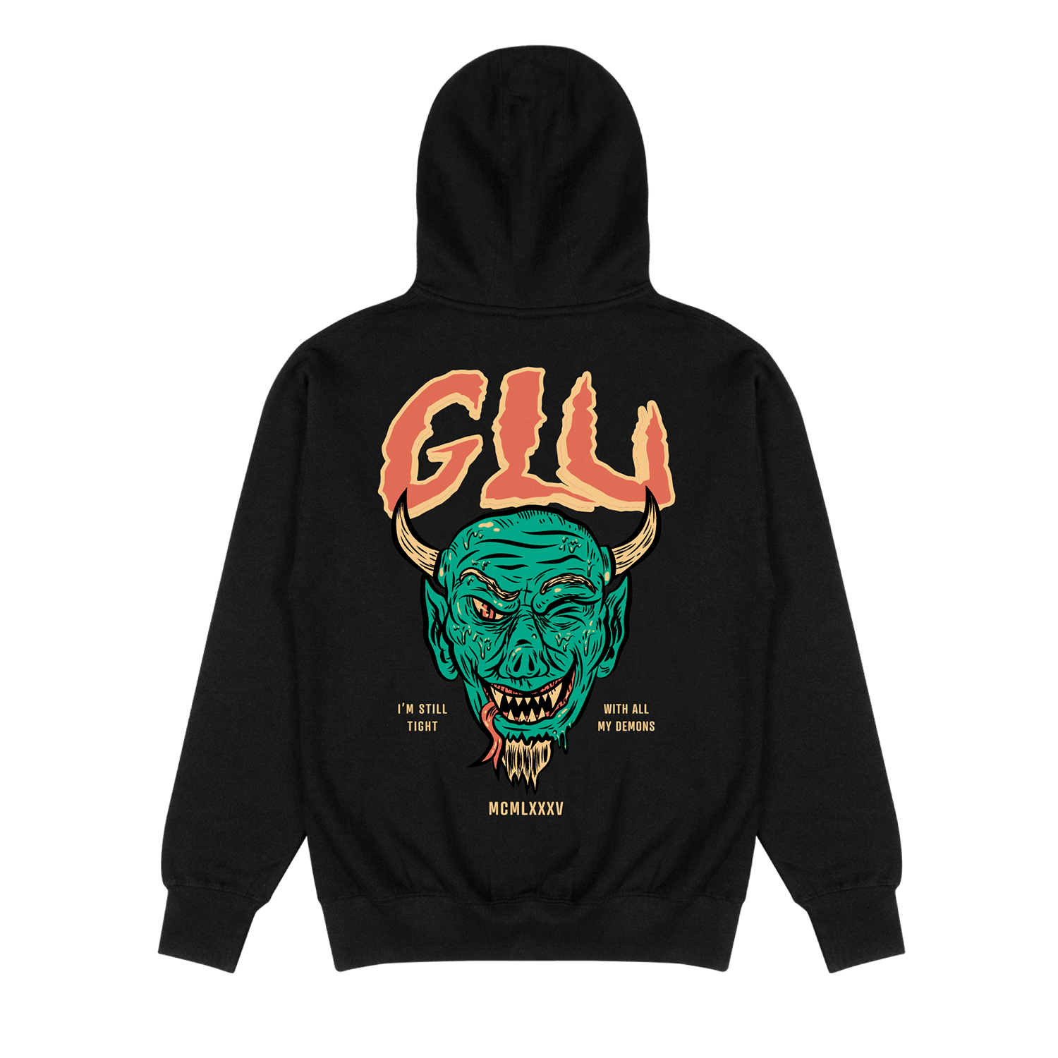 GLU - Devil Hoodie T-Shirts, Sweatshirt | CoreVibeTees.com (Image 1)