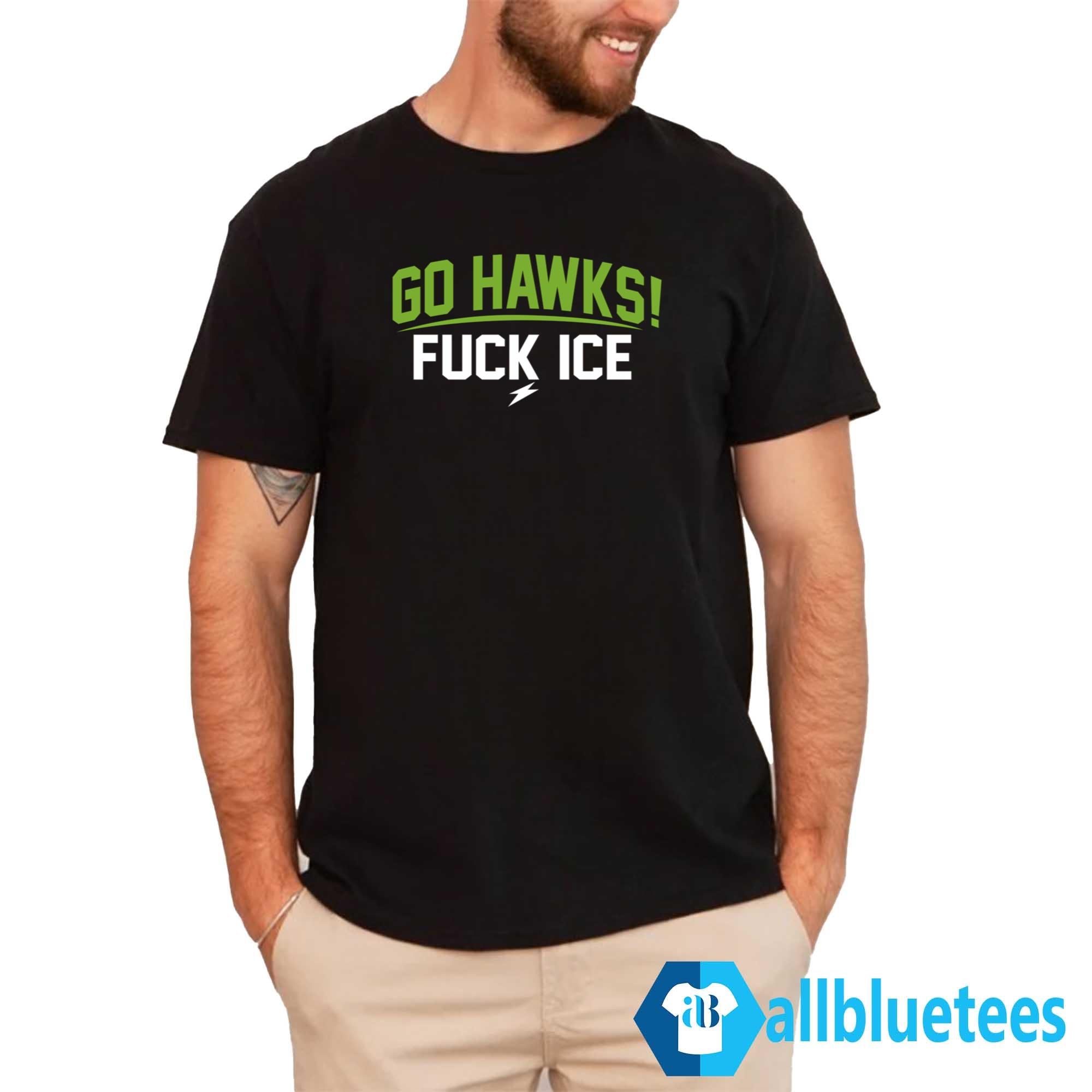 Go Hawks Fuck ICE Shirt