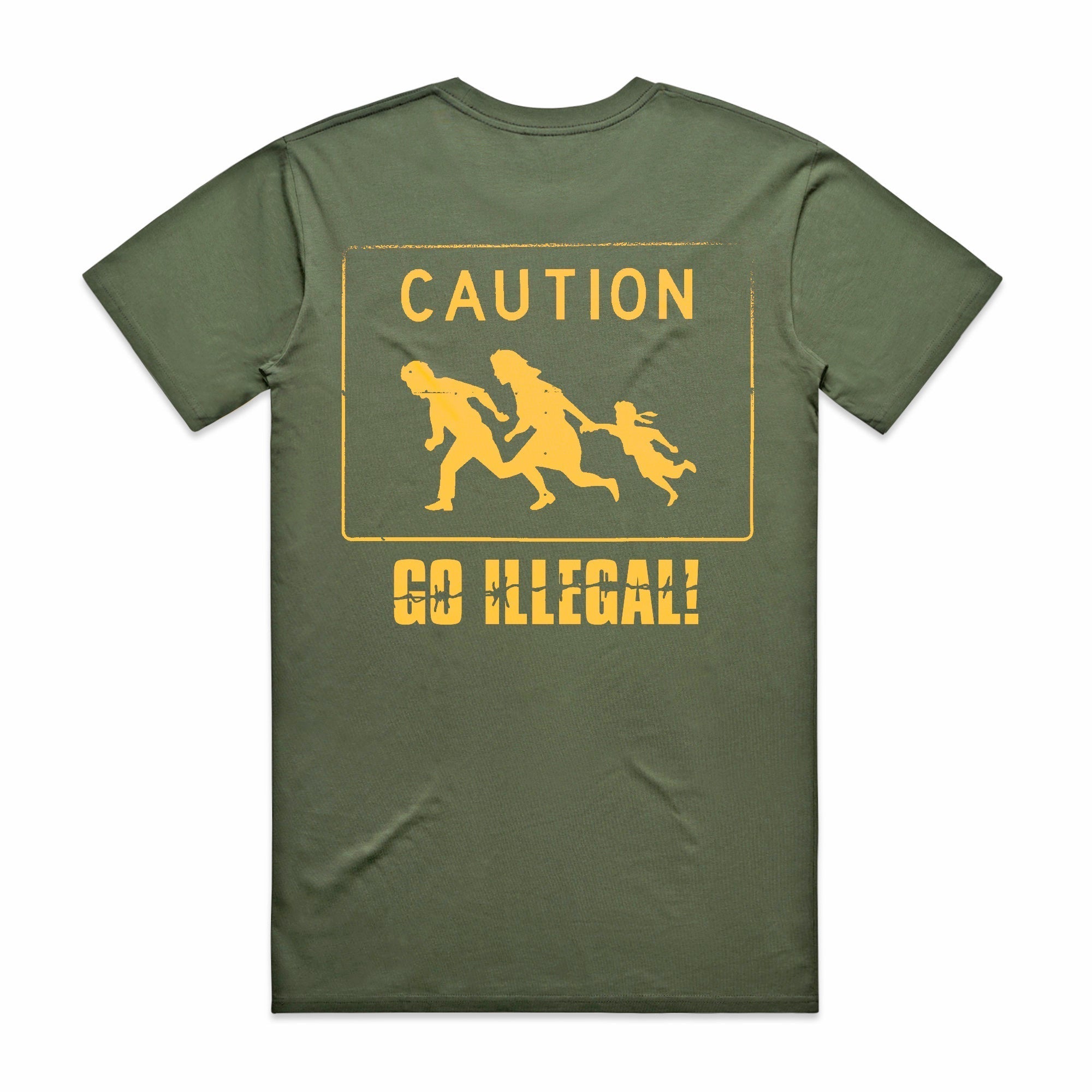 Go Illegal Tee (Army) Hoodie, Sweatshirt | CoreVibeTees.com (Image 2)