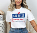 God Bless America Shirt America 4th Of July Home Sweet Home Patriotic Independence Day Fourth Of July American Girl...