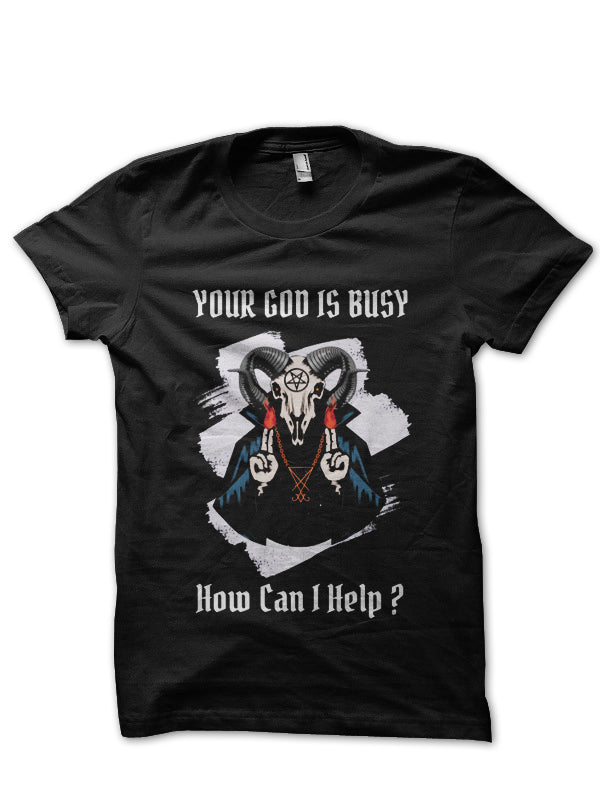 God Is Busy Can I Help You T-Shirt Style002 Hoodie, Sweatshirt | CoreVibeTees.com