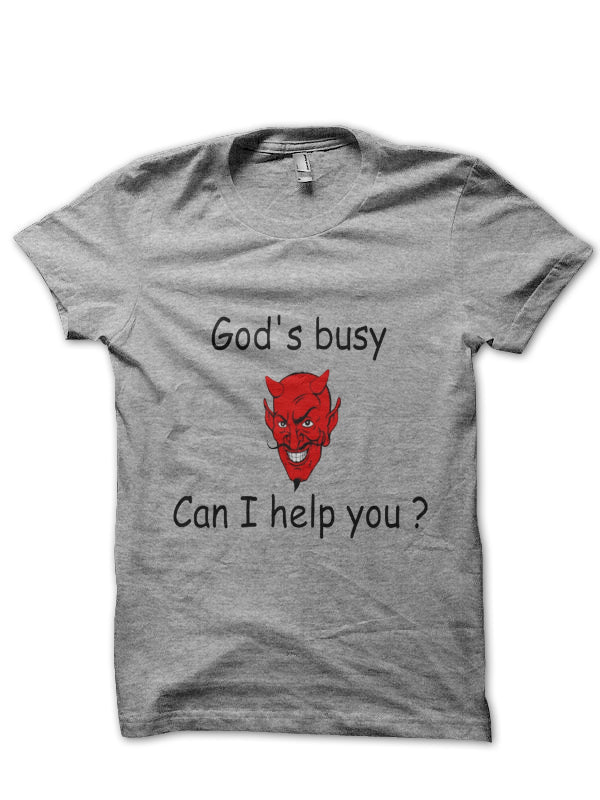 God Is Busy Can I Help You T-Shirt Hoodie, Sweatshirt | CoreVibeTees.com