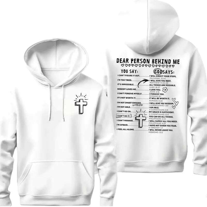 God Says Hoodie Design Shirt, Retro Christian, Bible Affirmations Shirt, Dear Person design, Jesus Doodle Shirt, Commercial Use  T-shirt, sweater and Hoodie