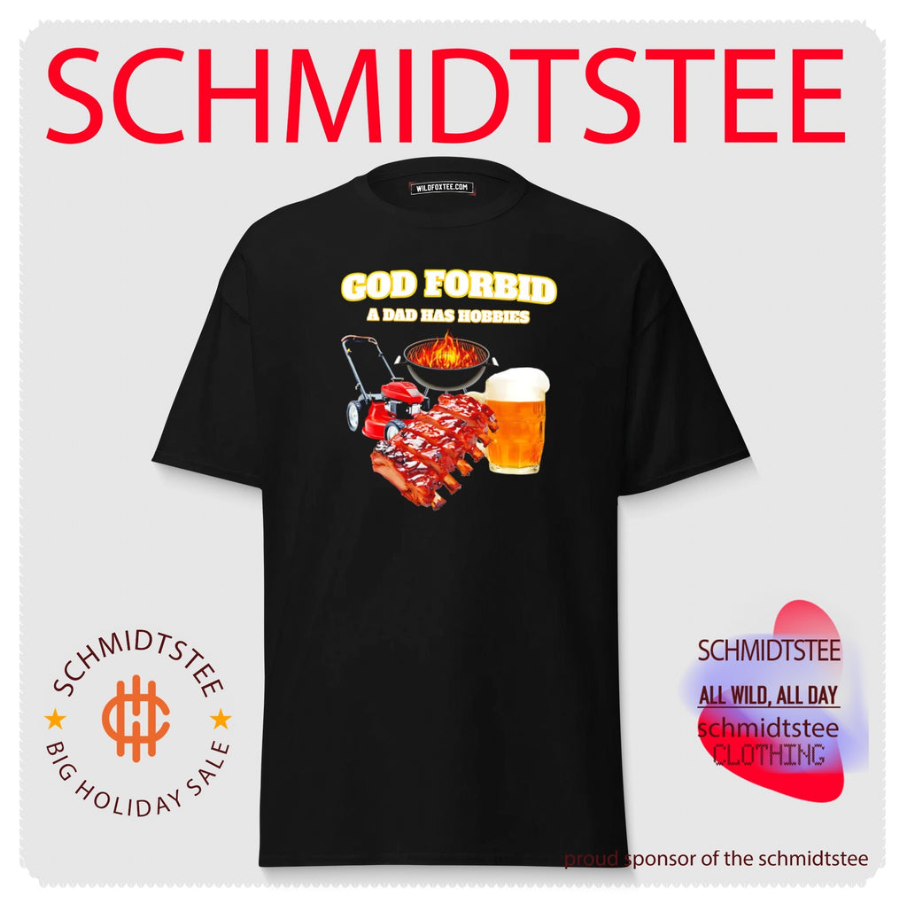 God forbid a dad has hobbies food illustration shirt