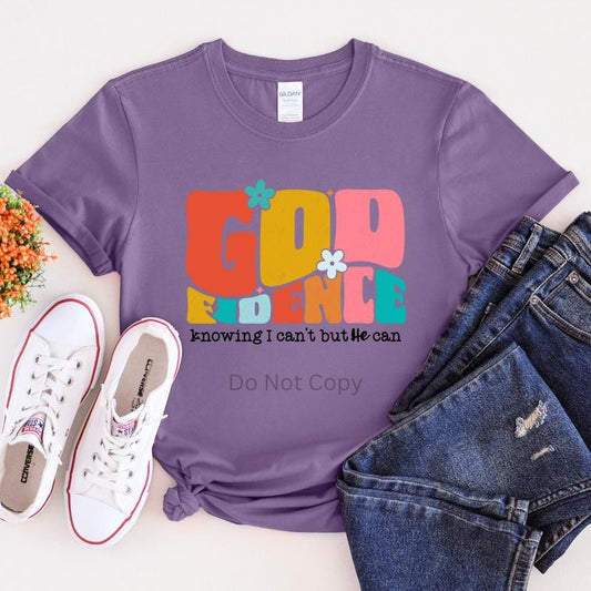 Godfidence DTF Transfer ONLY -This is NOT a T Shirt