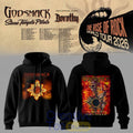 Godsmack The Rise of Rock World Tour 2026 Tee Hoodie