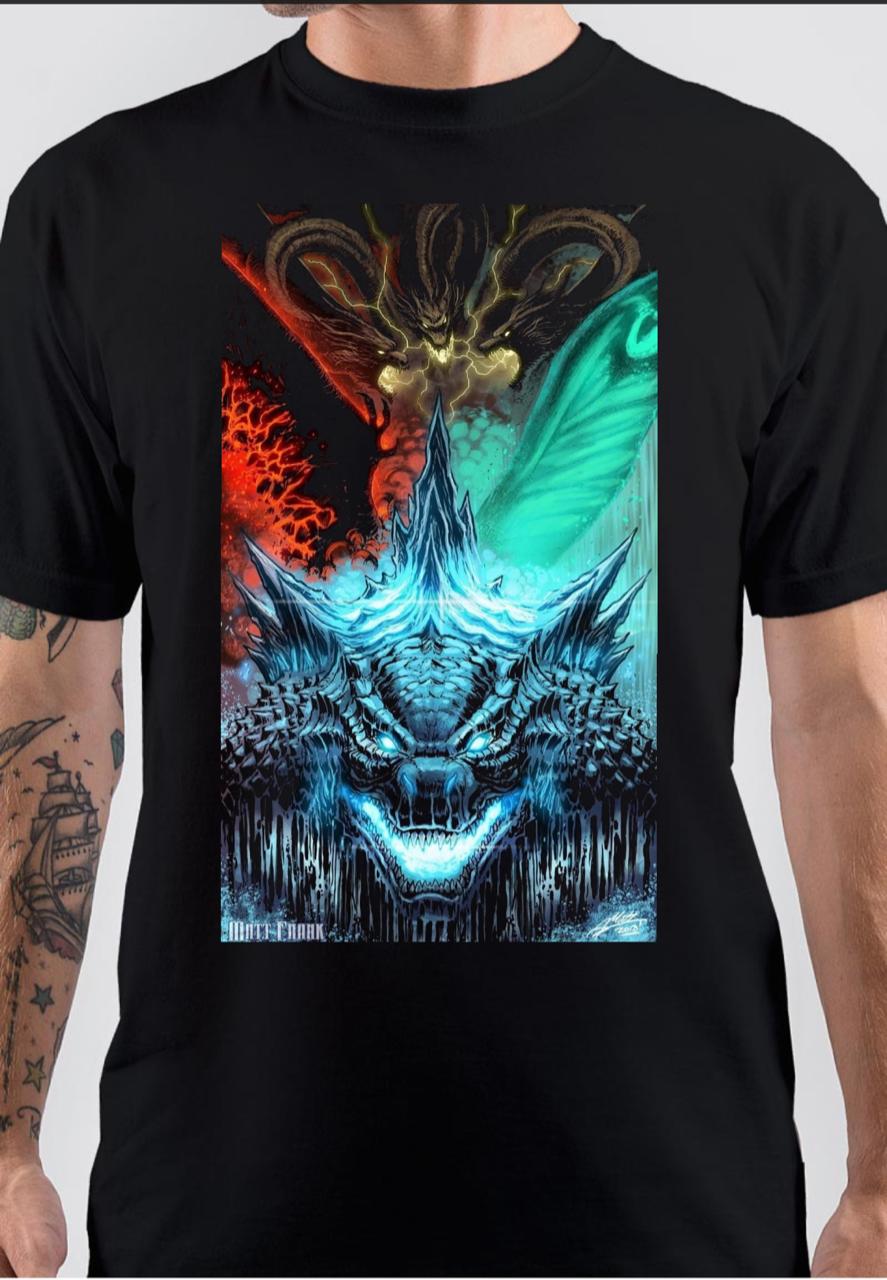Godzilla Black T-Shirt Hoodie, Sweatshirt | CoreVibeTees.com