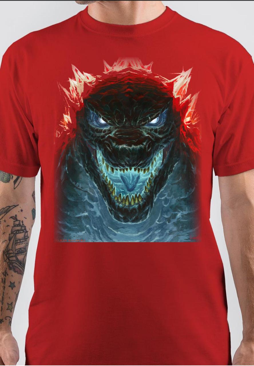 Godzilla Red T-Shirt Style001 Hoodie, Sweatshirt | CoreVibeTees.com