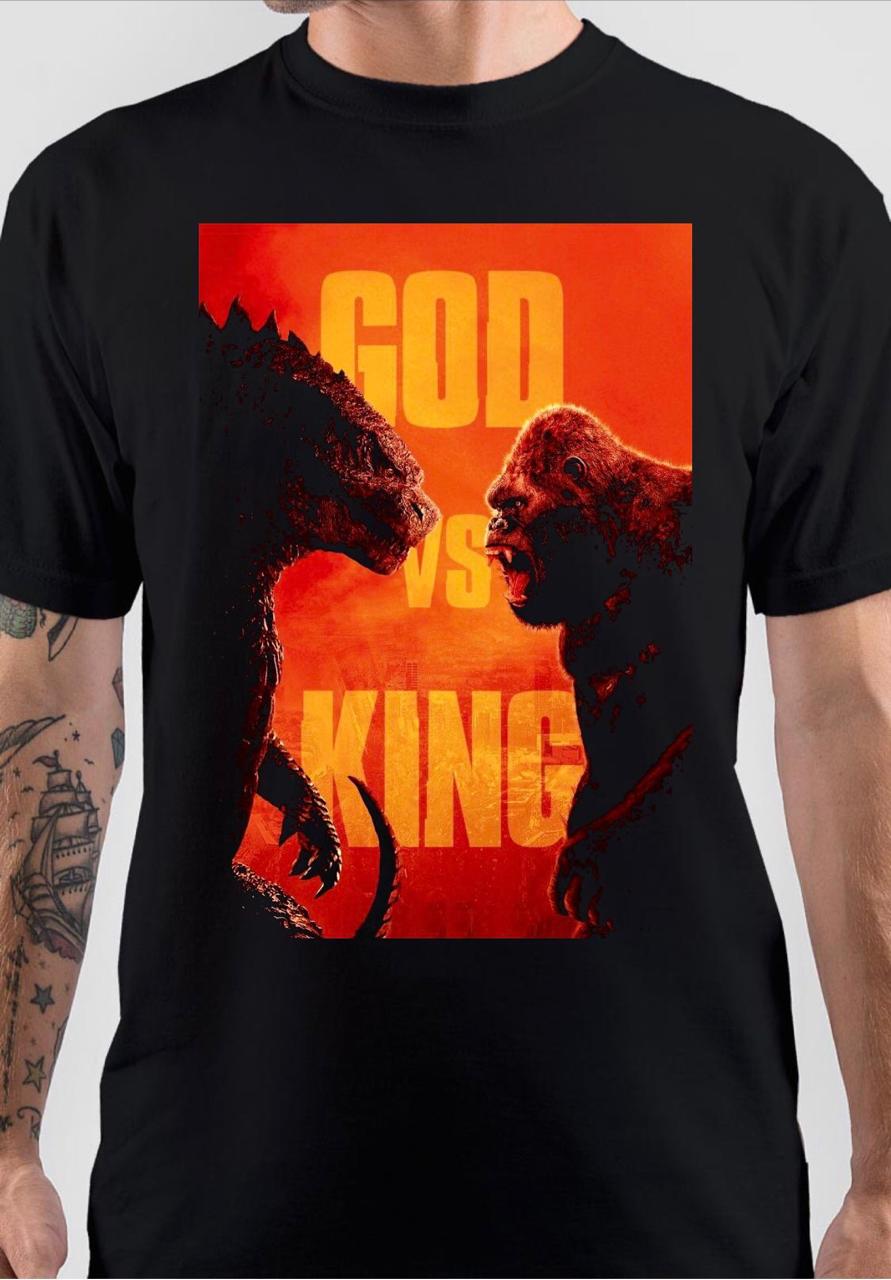 Godzilla Vs King Kong Black T-Shirt Style002 Hoodie, Sweatshirt | CoreVibeTees.com