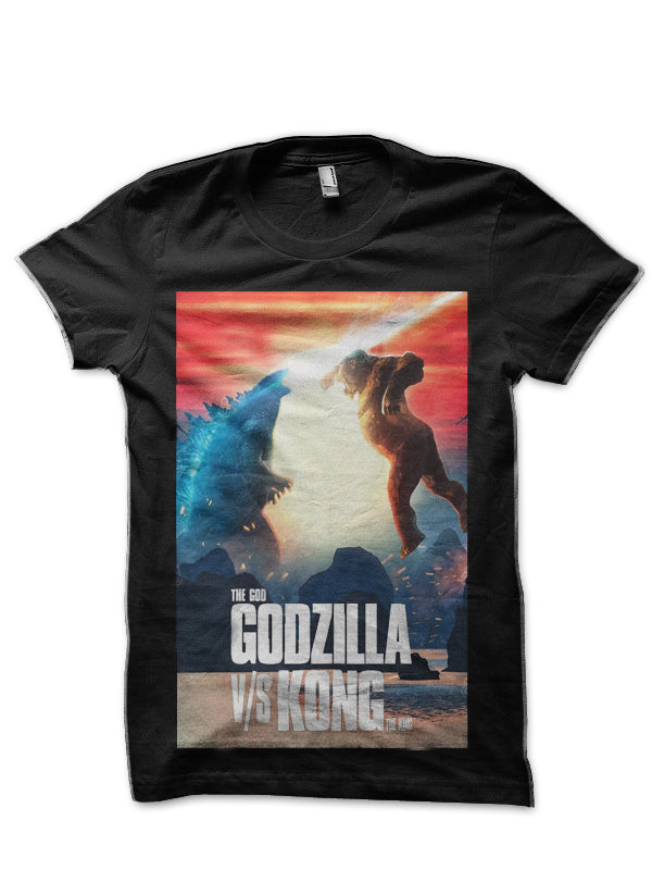 Godzilla Vs Kong Black T-Shirt Hoodie, Sweatshirt | CoreVibeTees.com