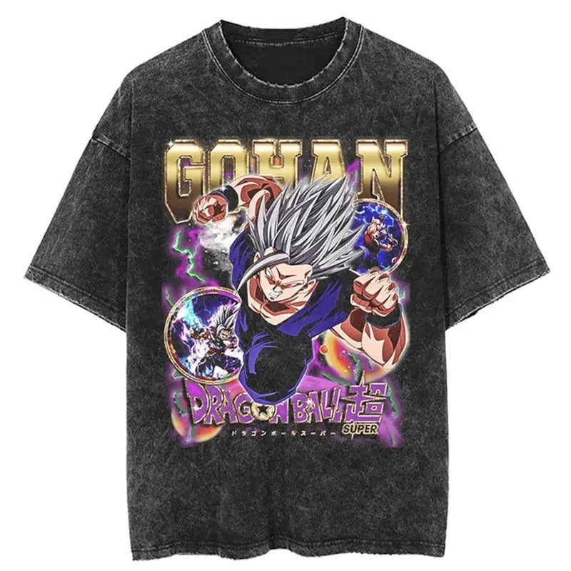 Gohan Beast Mode Tee, Dragon Ball T-Shirt, Anime Streetwear Shirt, Anime Graphic Tee, Gift For Him Her Anime & Manga Lover Menswear Top, Unsisex Cotton Graphic Sweatshirt, Hoodie, Comfort Colors
