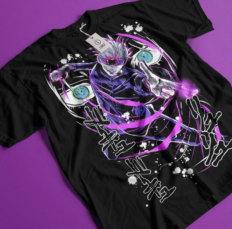 Gojo Anime Shirt, JJK Anime T-shirt, Graphic Anime Tee, Anime Lovers Shirt, Anime Manga Shirt