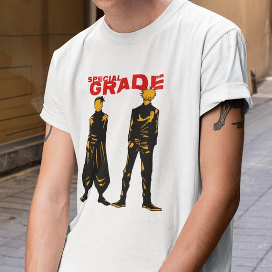 Gojo Geto Graphic T-Shirt Special Grade Ju Jutsu Kaisen Anime Manga Inspired Mens Womens Clothing Satoru Suguru Classic Cotton