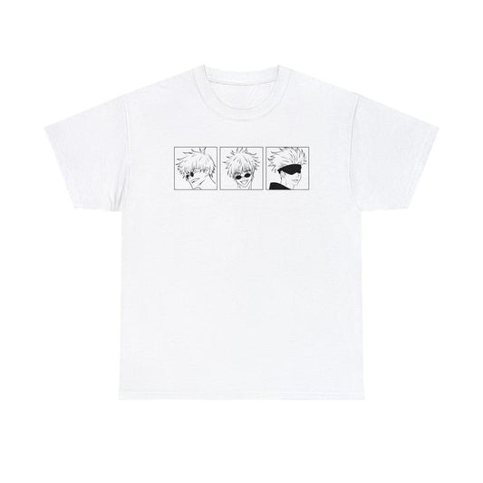 Gojo Panel Graphic T-Shirt JuJutsu Kaisen Anime Mange Inspired Mens Womens Unisex Clothing JJK Satoru
