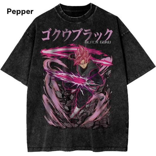 Goku Black Dragon Ball Shirt Vintage Graphic Streetwear Anime Tee for Men Women Sweatshirt, Hoodie, Comfort Colors