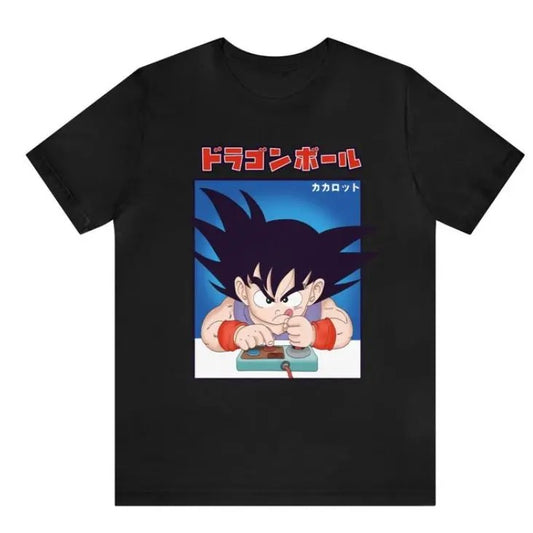 Goku gamer Unisex Jersey Short Sleeve Tee, Anime Shirt, Anime Merch, Dragon Ball Merch, Unisex Crew Neck Top, Ideal Anime Merch for Fans, Menswear & Womenswear Top, Gifts for fans Anime Cotton Soft Sweatshirt, Hoodie, Comfort Colors