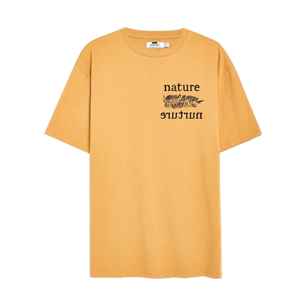 Nature Nurture Pocket Print T-shirt (Gold) Hoodie, Sweatshirt | CoreVibeTees.com (Image 1)